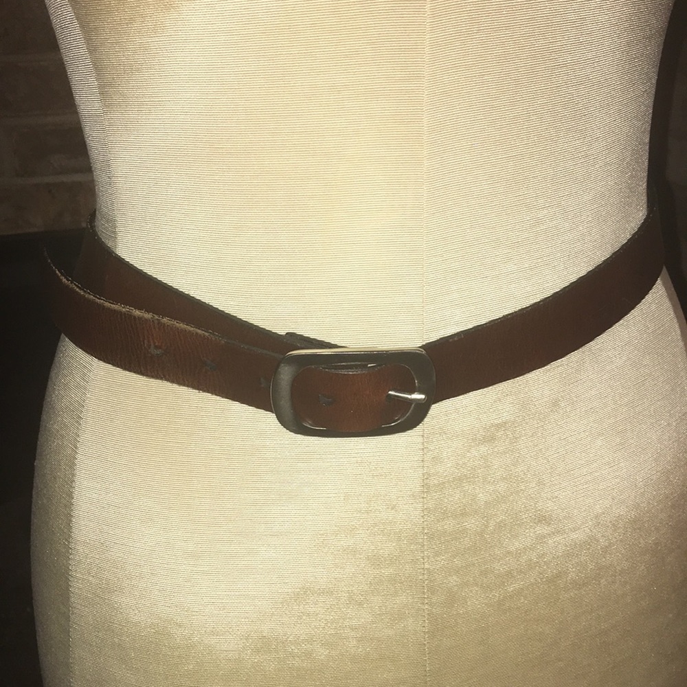 Lane Bryant leather belt - brown